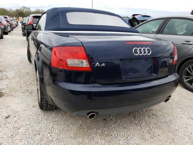 Photo 3 from auction – 2005 AUDI A4 QUATTRO with VIN WAUDT48H35K006944