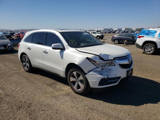 ACURA MDX 2016 with VIN 5FRYD3H23GB006416 - Photo from auction