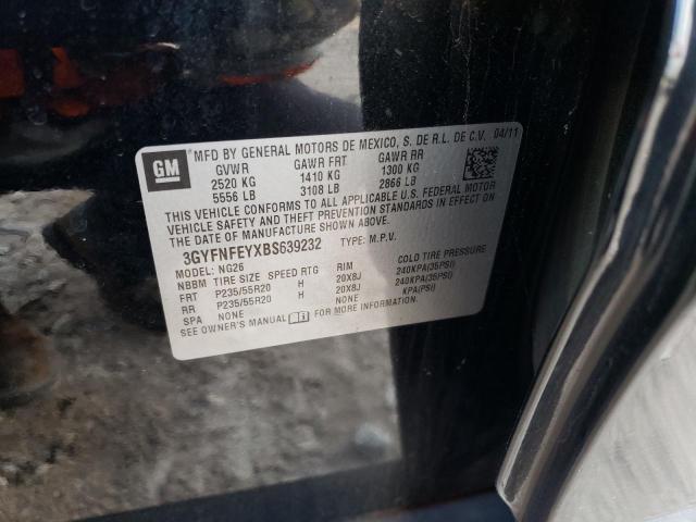 Photo 10 from auction – 2011 CADILLAC SRX PREMIU with VIN 3GYFNFEYXBS639232