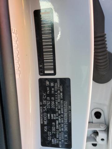Photo 10 from auction – 2022 KIA FORTE FE with VIN 3KPF24AD3NE465352