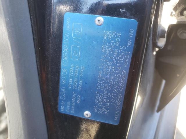 Photo 10 from auction – 2001 SUZUKI GRAND VITA with VIN JS3TX92V514110575