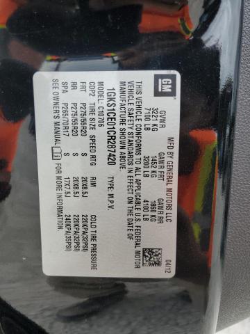 Photo 10 from auction – 2012 GMC YUKON SLT with VIN 1GKS1CE01CR287420