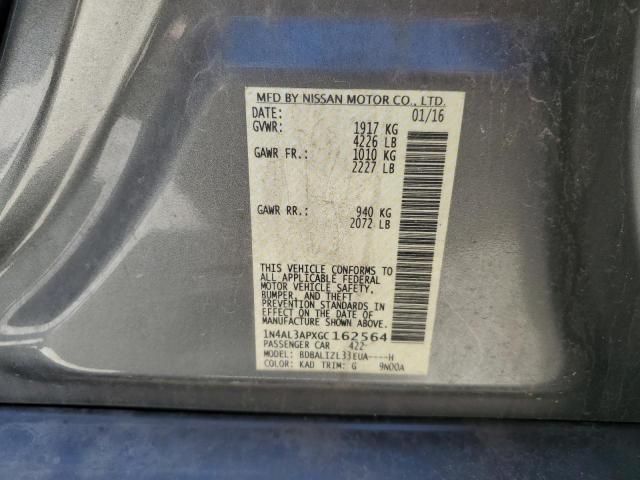 Photo 10 from auction – 2016 NISSAN ALTIMA 2.5 with VIN 1N4AL3APXGC162564