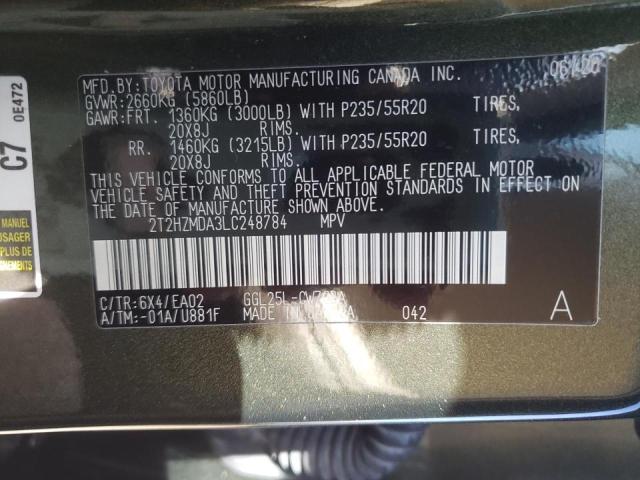Photo 10 from auction – 2020 LEXUS RX 350 with VIN 2T2HZMDA3LC248784