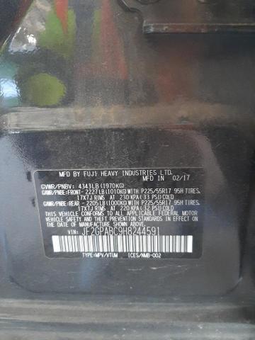 Photo 10 from auction – 2017 SUBARU CROSSTREK with VIN JF2GPABC9H8244591