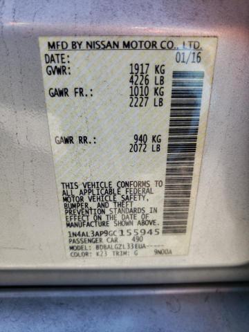 Photo 10 from auction – 2016 NISSAN ALTIMA 2.5 with VIN 1N4AL3AP9GC155945