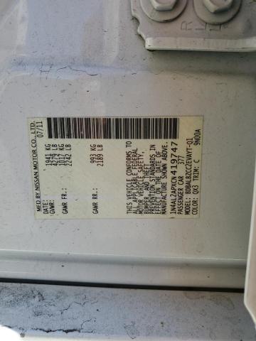 Photo 10 from auction – 2012 NISSAN ALTIMA BAS with VIN 1N4AL2APXCN419747