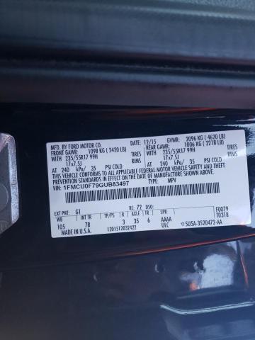 Photo 10 from auction – 2016 FORD ESCAPE S with VIN 1FMCU0F79GUB83497
