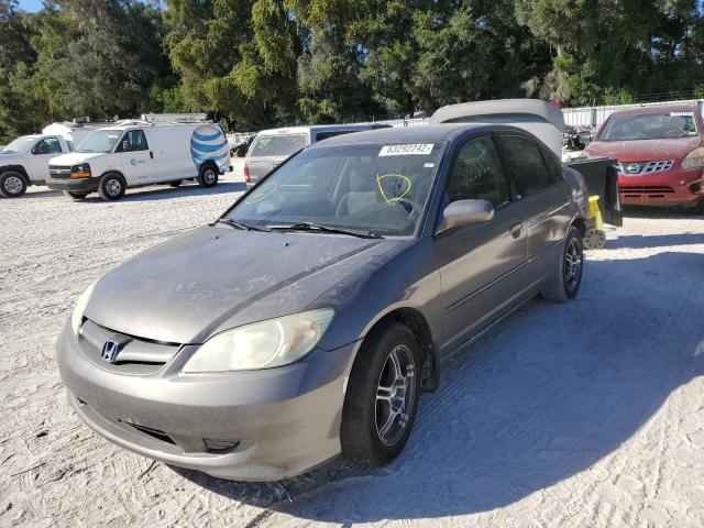 Photo 2 from auction – 2005 HONDA CIVIC LX with VIN 2HGES166X5H563756