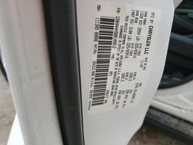 Photo 10 from auction – 2008 DODGE GRAND CARA with VIN 1D8HN44H98B109912