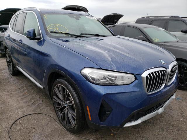 BMW X3 SDRIVE3 2022 with VIN 5UX43DP09N9L42084 - Photo from auction