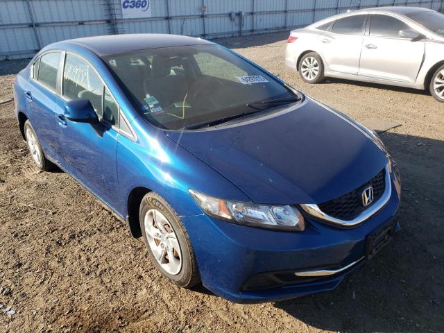 HONDA CIVIC LX 2013 with VIN 19XFB2F51DE087603 - Photo from auction
