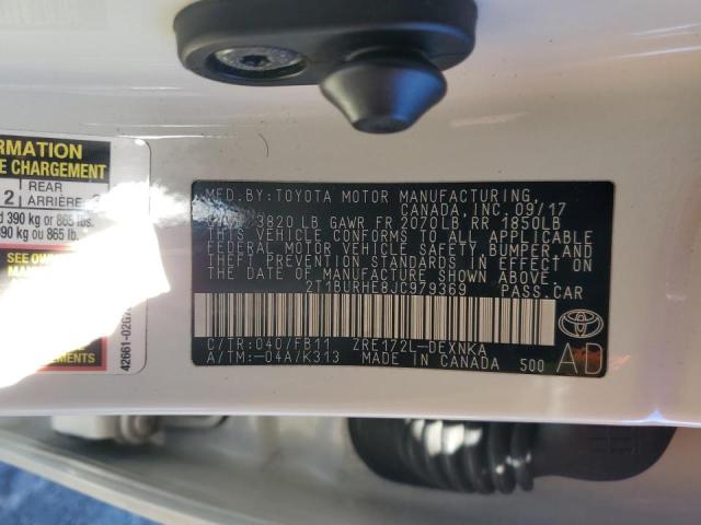 Photo 10 from auction – 2018 TOYOTA COROLLA L with VIN 2T1BURHE8JC979369