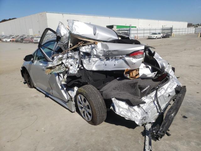 Photo 3 from auction – 2022 TOYOTA COROLLA LE with VIN 5YFEPMAE5NP327378