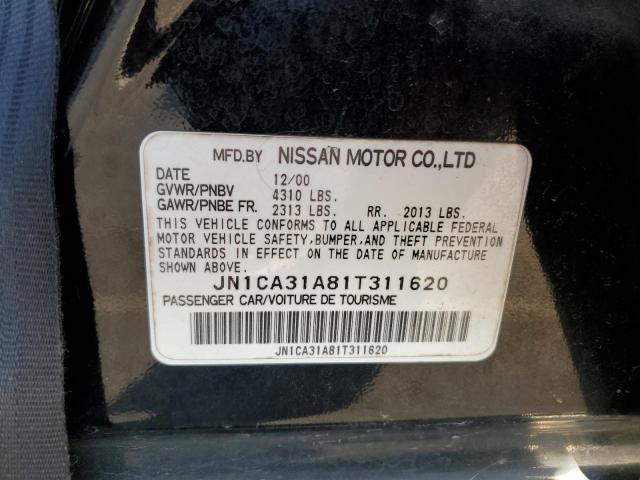 Photo 10 from auction – 2001 NISSAN MAXIMA GXE with VIN JN1CA31A81T311620
