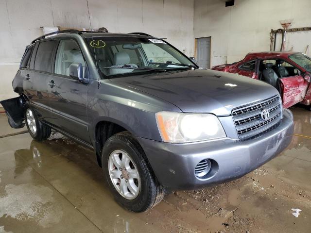 TOYOTA HIGHLANDER 2002 with VIN JTEHF21A720080237 - Photo from auction