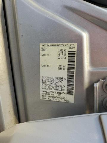 Photo 10 from auction – 2010 NISSAN ALTIMA BAS with VIN 1N4AL2AP2AN430674