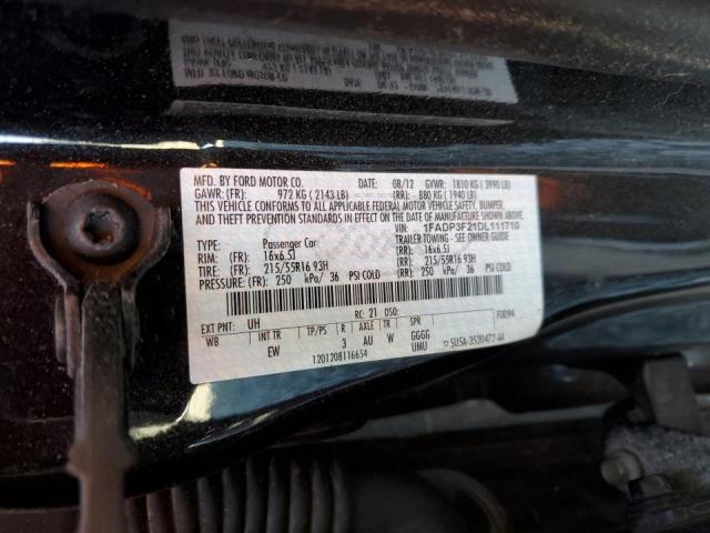 Photo 10 from auction – 2013 FORD FOCUS SE with VIN 1FADP3F21DL111710
