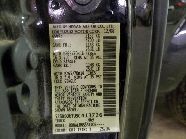 Photo 10 from auction – 2009 SUZUKI EQUATOR BA with VIN 5Z6BD06T09C413726