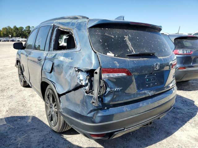Photo 3 from auction – 2021 HONDA PILOT SE with VIN 5FNYF5H21MB043841