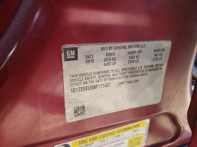Photo 10 from auction – 2011 CHEVROLET MALIBU LTZ with VIN 1G1ZE5EU8BF171430