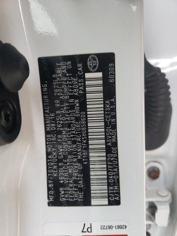 Photo 10 from auction – 2017 TOYOTA CAMRY LE with VIN 4T1BF1FK5HU658600