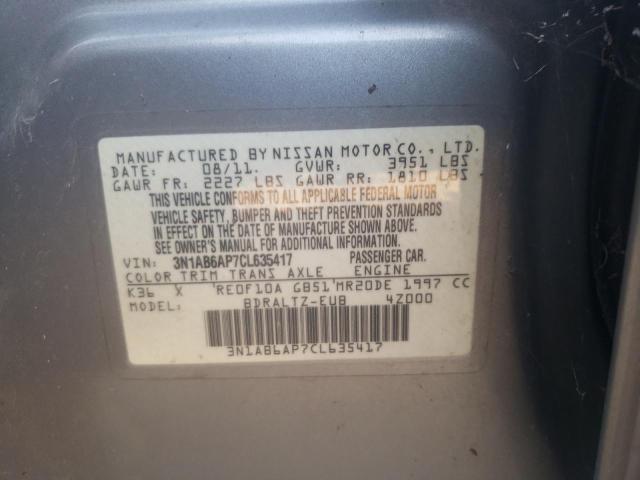 Photo 10 from auction – 2012 NISSAN SENTRA 2.0 with VIN 3N1AB6AP7CL635417