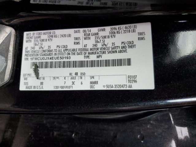 Фото 10 с аукциона – 2014 FORD ESCAPE TIT с VIN 1FMCU0JX4EUE50193