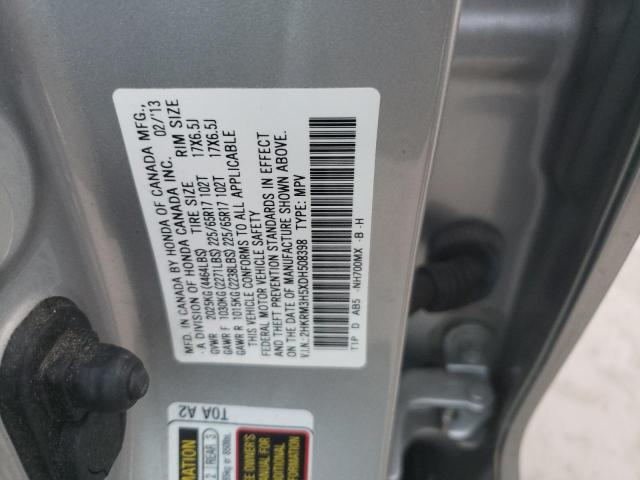 Photo 10 from auction – 2013 HONDA CR-V EX with VIN 2HKRM3H5XDH508398
