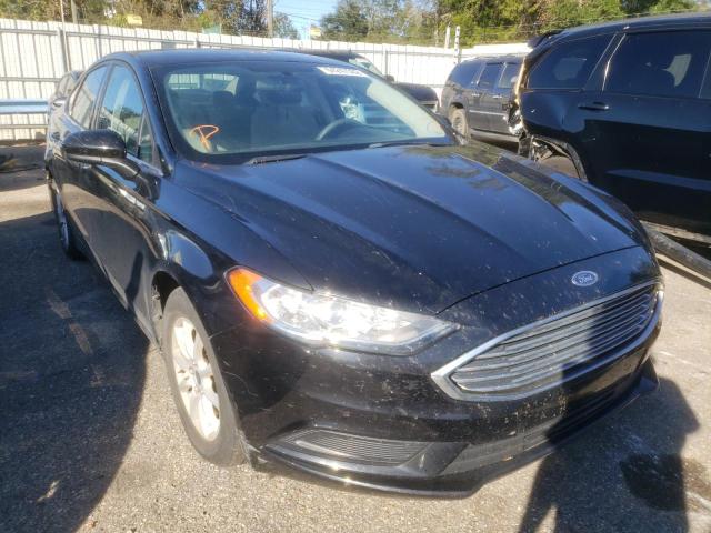 FORD FUSION S 2017 with VIN 3FA6P0G76HR377717 - Photo from auction