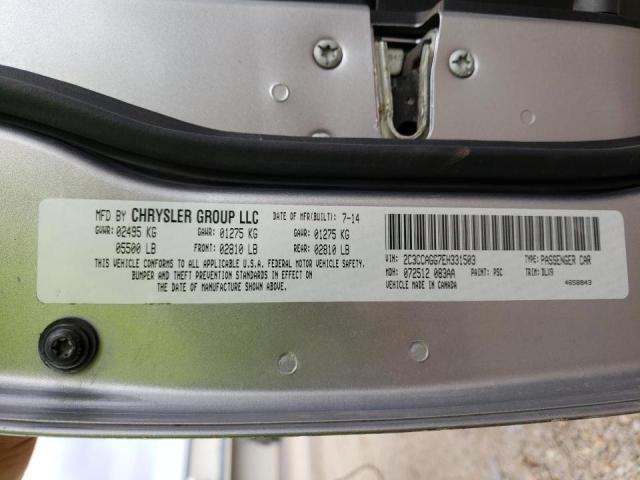 Photo 10 from auction – 2014 CHRYSLER 300 S with VIN 2C3CCAGG7EH331503