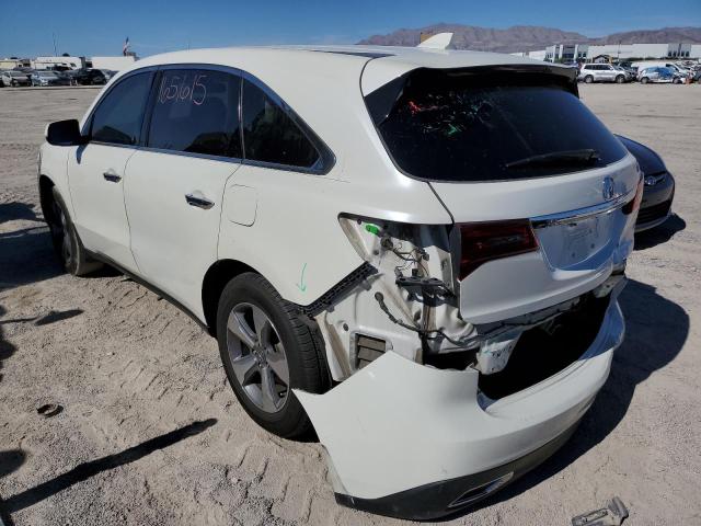Photo 3 from auction – 2014 ACURA MDX with VIN 5FRYD3H28EB003637