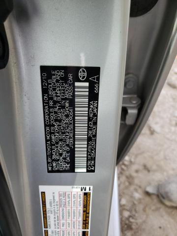 Photo 10 from auction – 2011 TOYOTA COROLLA BA with VIN JTDBU4EE5BJ090641