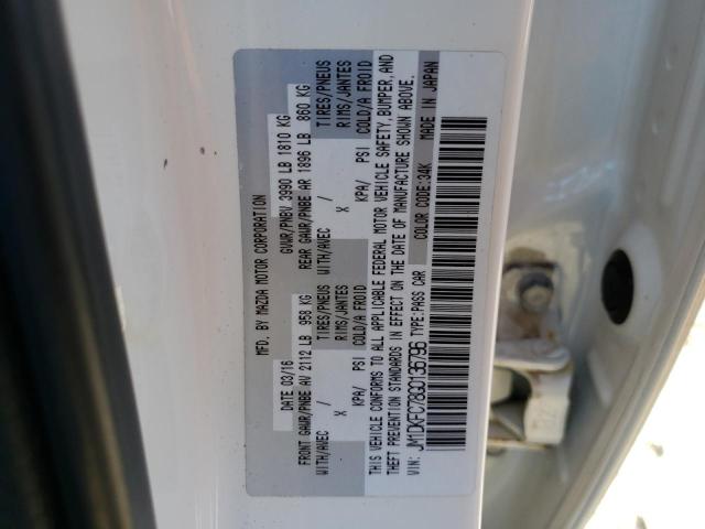 Photo 10 from auction – 2016 MAZDA CX-3 TOURI with VIN JM1DKFC78G0136796