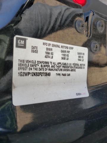 Photo 10 from auction – 2002 PONTIAC GRAND PRIX with VIN 1G2WP12K82F270849