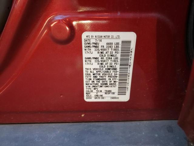 Photo 10 from auction – 2016 NISSAN ROGUE S with VIN JN8AT2MT1GW018787