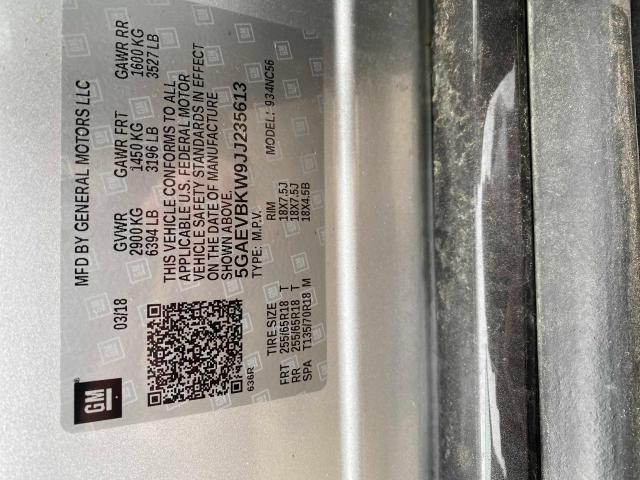 Photo 10 from auction – 2018 BUICK ENCLAVE PR with VIN 5GAEVBKW9JJ235613