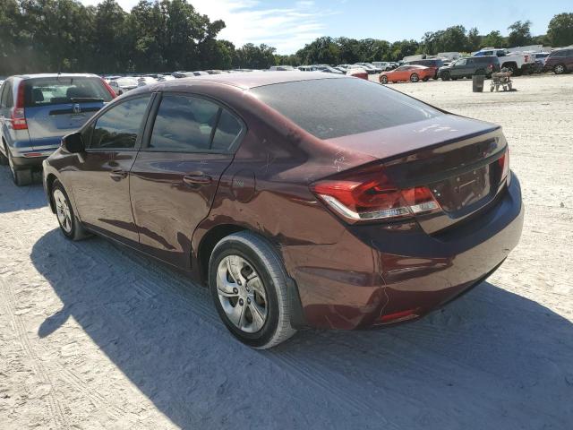 Photo 3 from auction – 2013 HONDA CIVIC LX with VIN 19XFB2F58DE042335