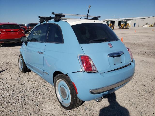 Photo 3 from auction – 2014 FIAT 500 LOUNGE with VIN 3C3CFFCR3ET288684