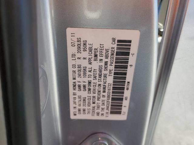 Photo 10 from auction – 2011 ACURA TSX with VIN JH4CU2F68BC016732