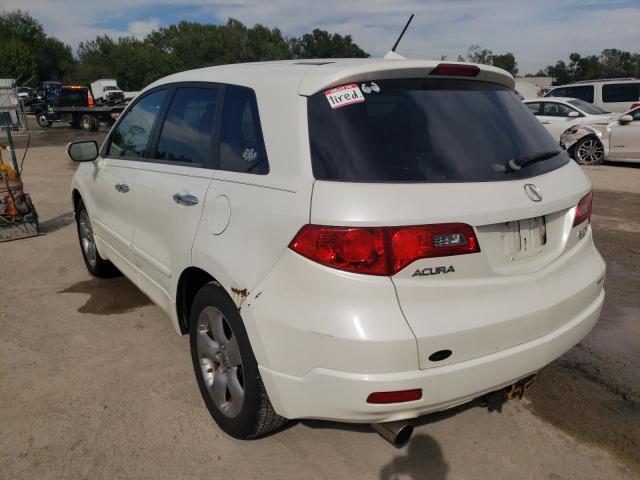 Photo 3 from auction – 2007 ACURA RDX TECHNO with VIN 5J8TB18537A015580
