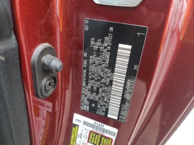 Photo 10 from auction – 2010 TOYOTA TUNDRA with VIN 5TFLU5F12AX022945