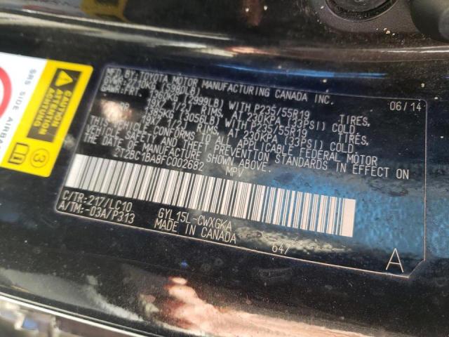 Photo 10 from auction – 2015 LEXUS RX 450H with VIN 2T2BC1BA8FC002682