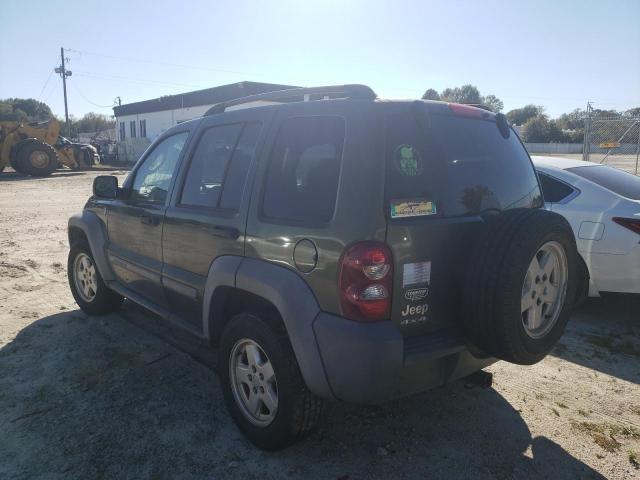 Photo 3 from auction – 2007 JEEP LIBERTY SP with VIN 1J4GL48K47W577599