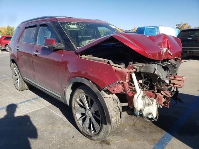 FORD EXPLORER L 2018 with VIN 1FM5K8F82JGB35335 - Photo from auction