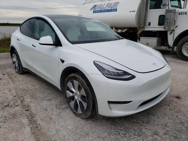 TESLA MODEL Y 2020 with VIN 5YJYGDEF8LF018304 - Photo from auction