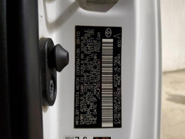Photo 10 from auction – 2011 TOYOTA SCION TC with VIN JTKJF5C76B3005061