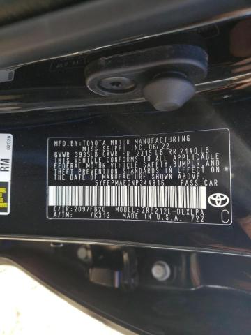 Photo 10 from auction – 2022 TOYOTA COROLLA LE with VIN 5YFEPMAE0NP344816
