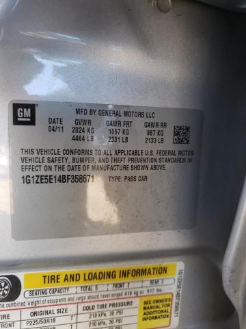 Photo 10 from auction – 2011 CHEVROLET MALIBU LTZ with VIN 1G1ZE5E14BF358671