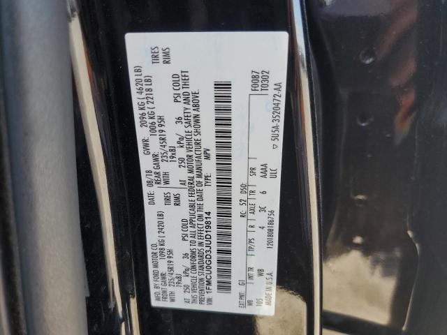 Photo 10 from auction – 2018 FORD ESCAPE SE with VIN 1FMCU0GD3JUD19814